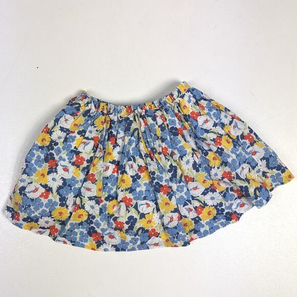 Polo Ralph Lauren Skirt Girls Sz 2T Blue Floral Daisy Casual Basic - Picture 3 of 5